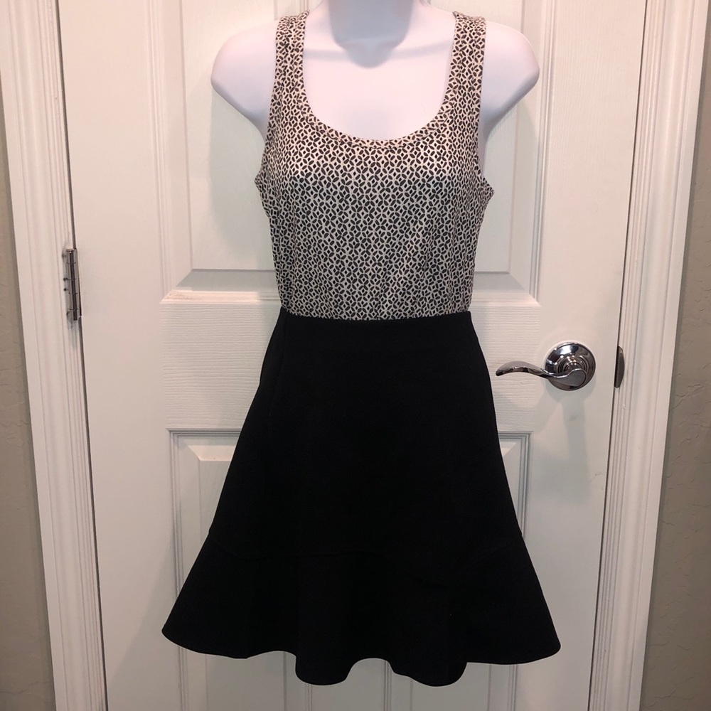 Loft black mini skirt